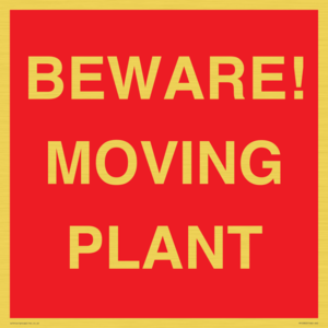 BEWARE! MOVING PLANT